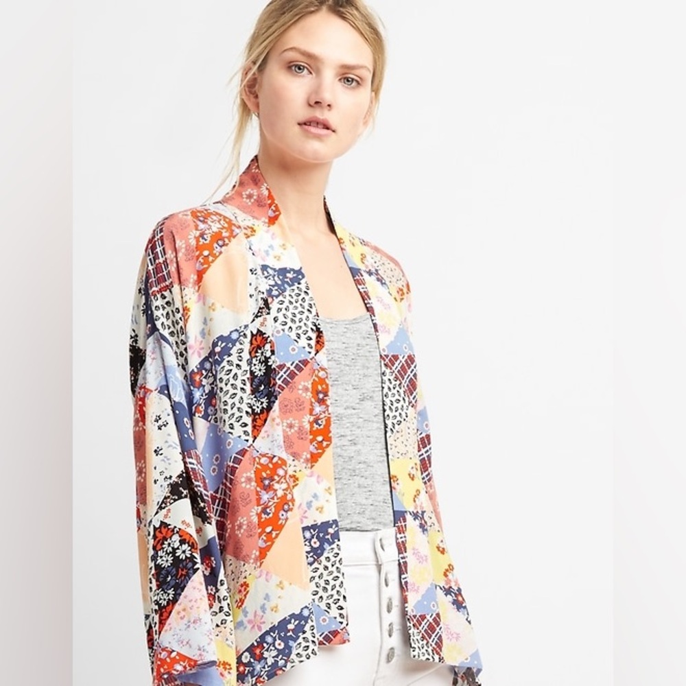 Gap Patchwork Swing Topper Jacket - image 1